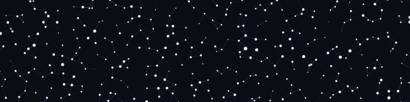 Network Mesh Procedural Art background illustration