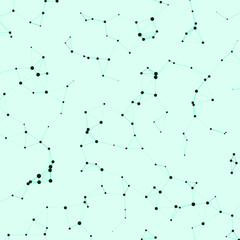 Network Mesh Procedural Art background illustration