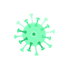 Caronavirus isolated on white background. Vector stock illustration.