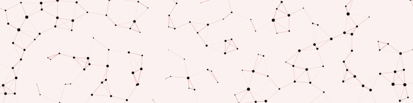 Network Mesh Procedural Art background illustration