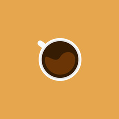 Coffee Cup Vector Graphic Logo Design