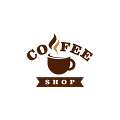 Coffee Cup Vector Graphic Logo Design