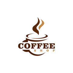 Coffee Cup Vector Graphic Logo Design
