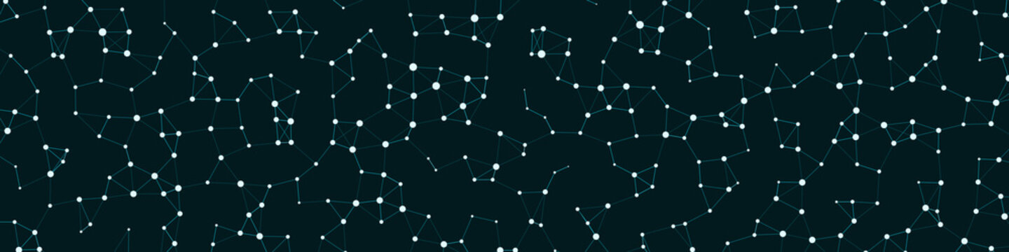 Network Mesh Procedural Art background illustration