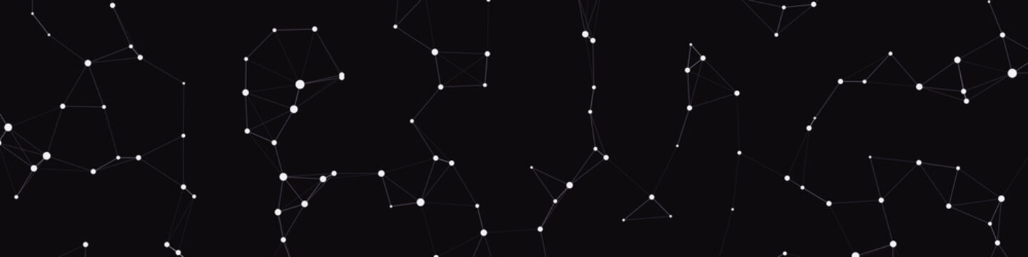 Network Mesh Procedural Art background illustration