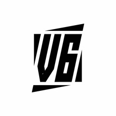 VG Logo monogram with modern style concept design template