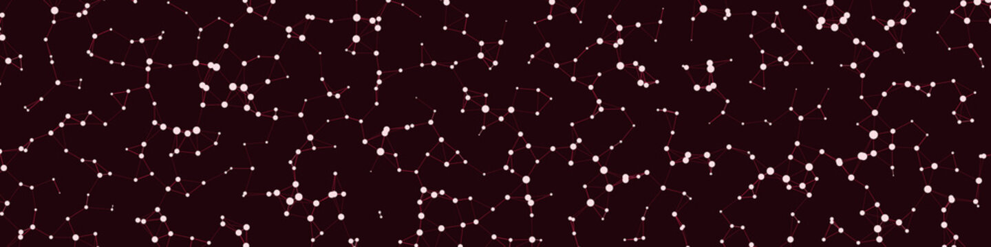 Network Mesh Procedural Art background illustration