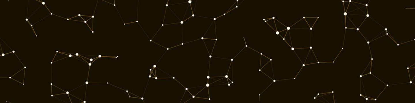 Network Mesh Procedural Art background illustration