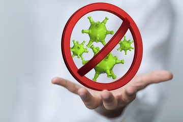 Corona Virus Healthcare Concept. Coronavirus protection Pandemic Sars Fever.