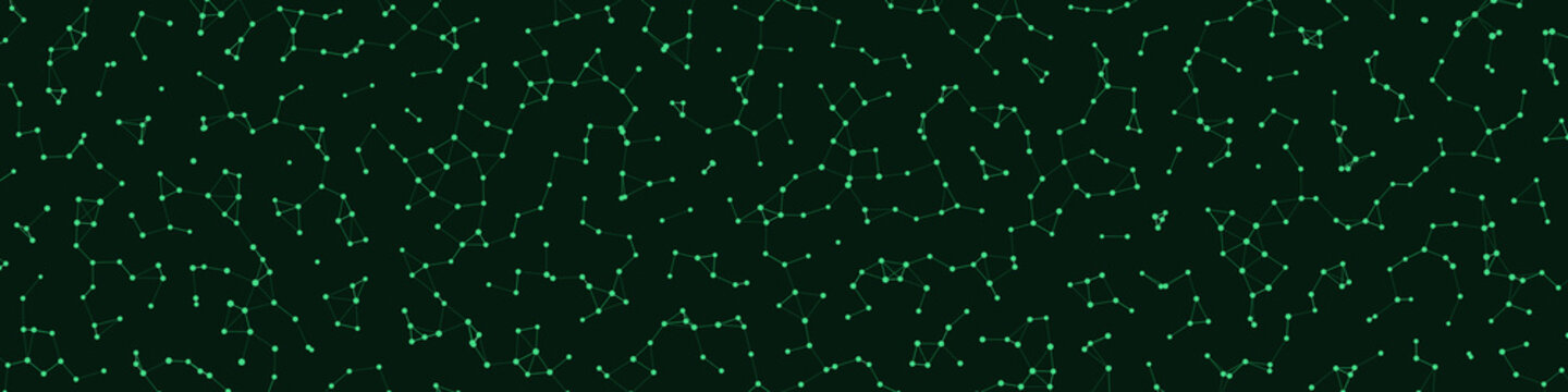 Network Mesh Procedural Art background illustration
