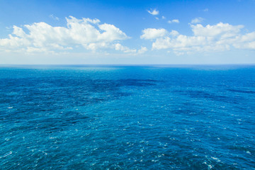 Obraz premium view over beautiful sea and horizon in Mallorca, Spain