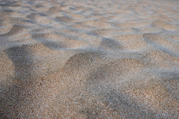 Fototapeta na wymiar Sand Ripples, Sand patterns, close up