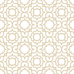 Stylish texture with a repeating floral pattern. A seamless ornamental vintage vector background.