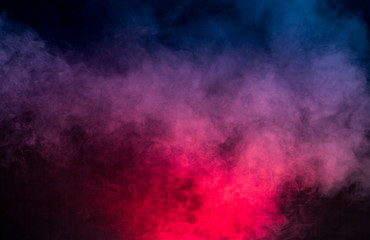 colorful smoke on dark background
