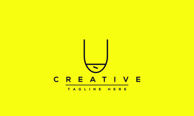 Modern creative letter U Logo Design. U UU icon initials based Monogram and Letters in vector.