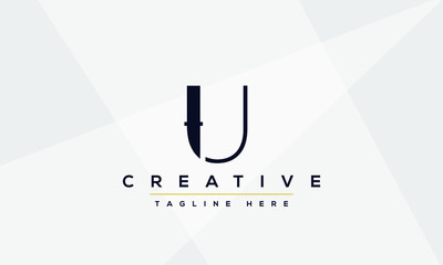 Modern creative letter U Logo Design. U UU icon initials based Monogram and Letters in vector.