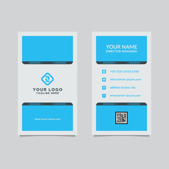 Modern, Creative and Clean Vector Design Business Card Template. Vertical Template