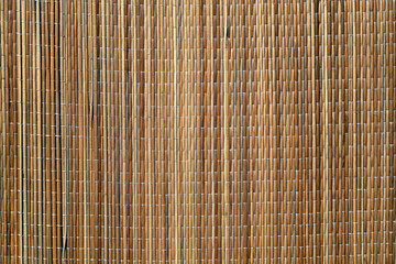 Straw mat texture.