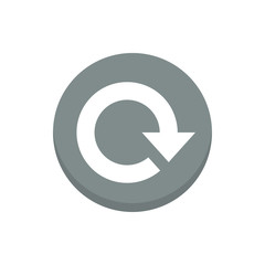 Refresh Vector Icon Colour Circle Icon Illustration.