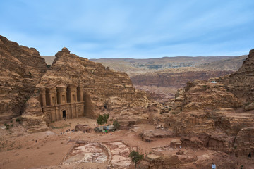 The fantastic monastery in Wadi Musa, Jordan.