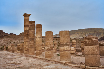 Roman ruins in Wadi Musa (Petra), Jordan
