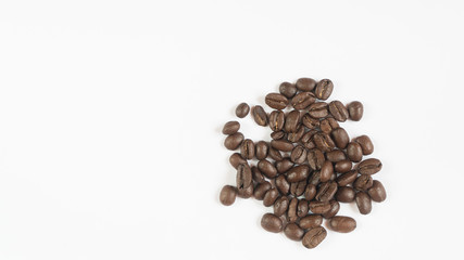 coffee isolate. coffee beans. grinding coffee.