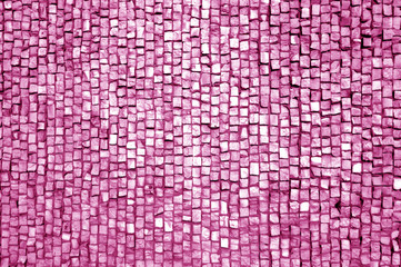 Stone pavement surface in pink tone.