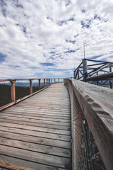 Naklejka premium Lookout above city named Bojine