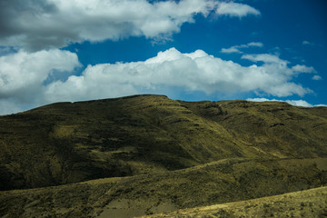 Dry landscapes from Cordillera Real, Andes, Bolivia