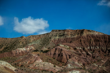 Dry landscapes in Cordillera Real, Andes, Bolivia