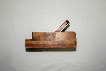 old planer on a white background