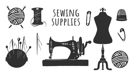 Sewing supplies DIY kit set