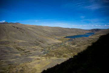 Mountains landscapes from Cordillera Real, Andes, Bolivia