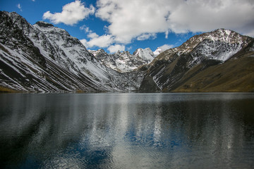 Mountain landscapes in Cordillera Real, Andes, Bolivia