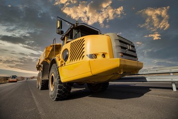 Fototapeta premium Excavator.