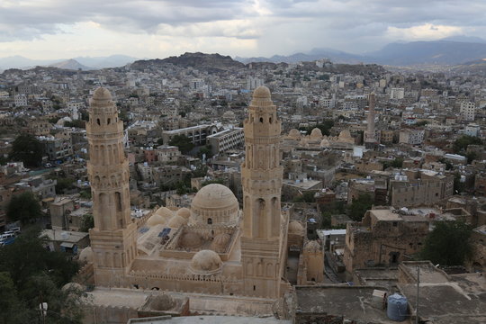 The historic  Mosque 'Al-Ashrafieh'  which located in Yemen, Taiz City is a historical and architectural masterpiece that is more than 600 years old 
