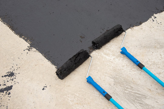 Two roller brush, tools for install waterproofing
