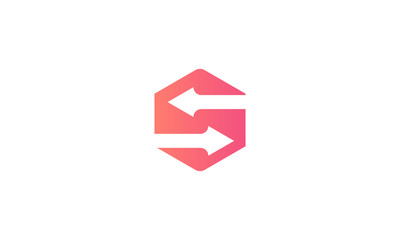 s for syn logo icon isolated on white bacground - obrazy, fototapety, plakaty