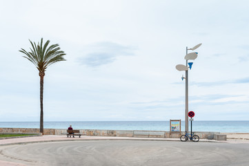 Mallorca in Pastell. Stille und Erholung am Meer.