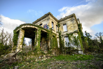 abandoned chateau in france