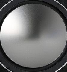 Audio speaker close-up