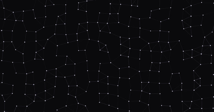 Network Mesh Procedural Art background illustration