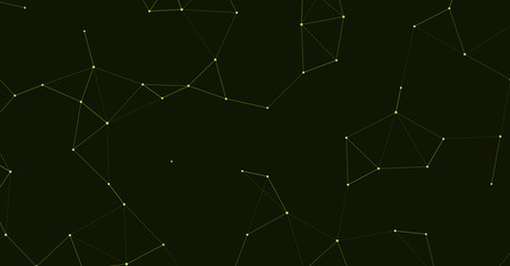 Network Mesh Procedural Art background illustration