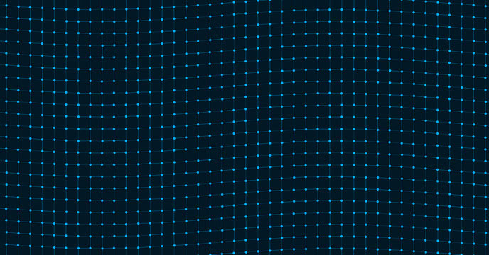 Network Mesh Procedural Art background illustration