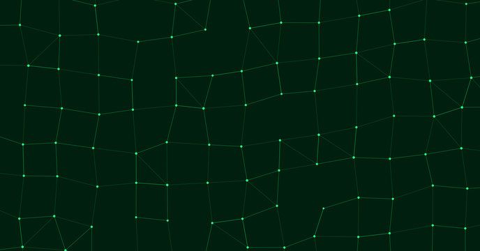 Network Mesh Procedural Art background illustration