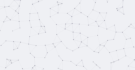 Obraz premium Network Mesh Procedural Art background illustration