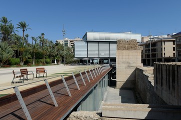 The Museum of archaeology in the city of Elche. Spain