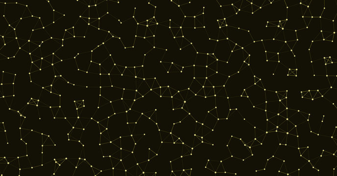 Network Mesh Procedural Art background illustration