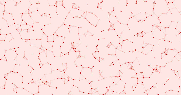 Network Mesh Procedural Art background illustration