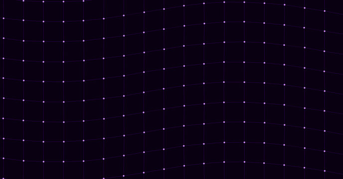 Network Mesh Procedural Art background illustration
